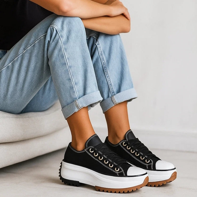 All-day comfort women's orthopedic sneakers, featuring arch & posture support for better posture & stylish everyday wear.