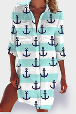 Mint green anchor
