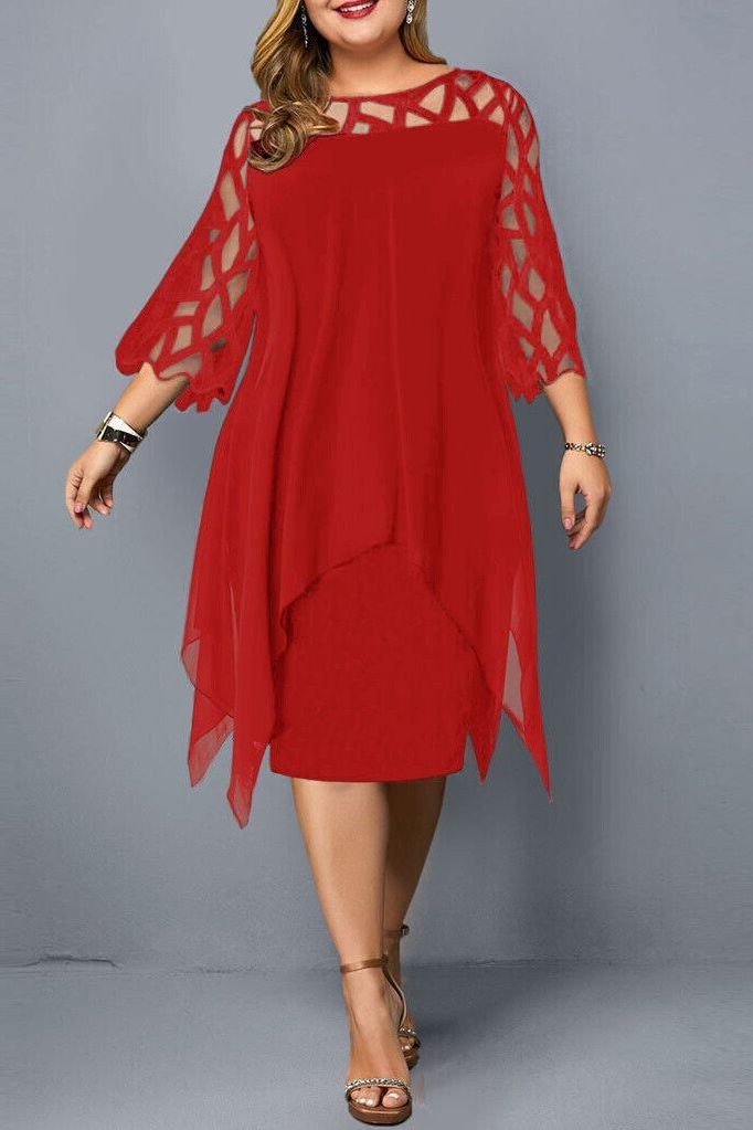 Effortlessly comfortable women's midi dress. Stretch fabric makes it ideal for versatile travel & casual wear.