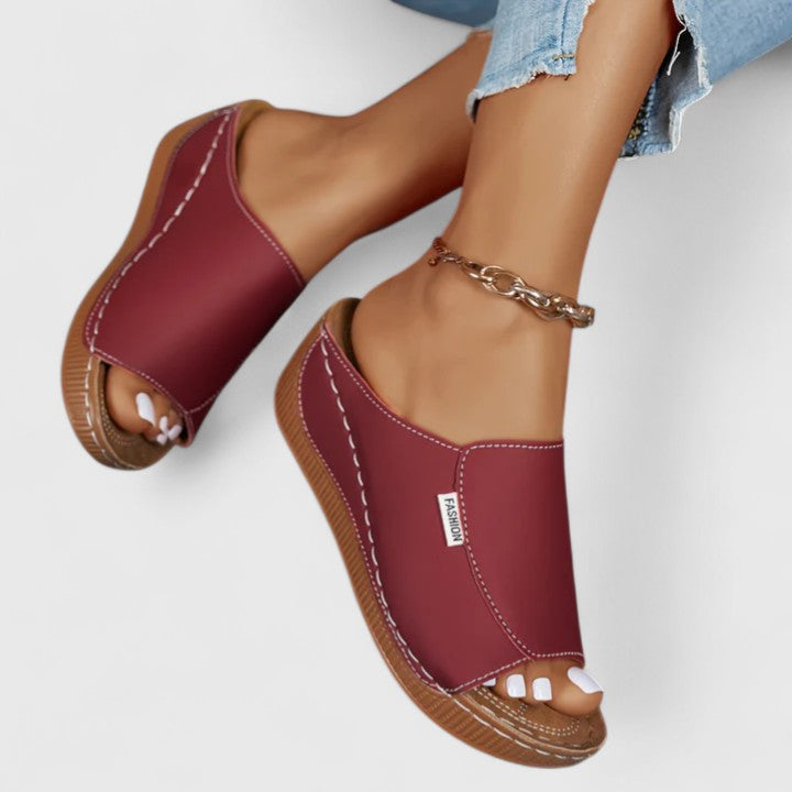 Supportive women's walking sandals, comfortable & chic for summer adventures.