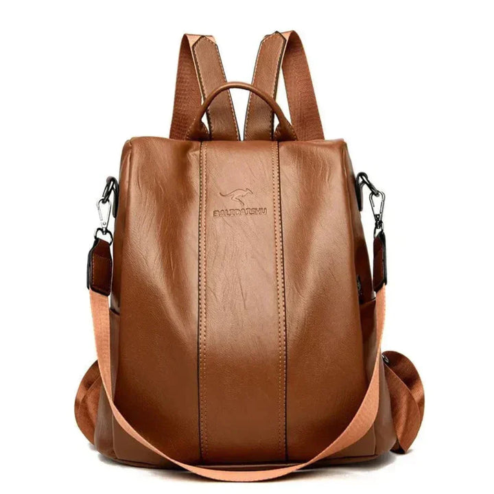 Stylish women's convertible backpack purse. Converts to shoulder bag, ideal for versatile daily fashion.