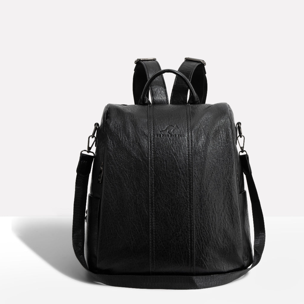 Women's convertible anti-theft backpack with secure hidden pockets, perfect for travel & daily use.