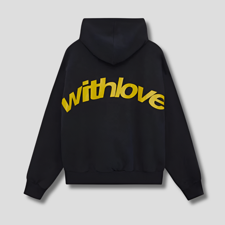 Cozy women's graphic hoodie for casual everyday style. A comfortable pullover sweatshirt, perfect for loungewear.