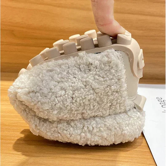 Stylish women's loafer slippers, plush & cozy, providing warm slip-on comfort for indoor wear.