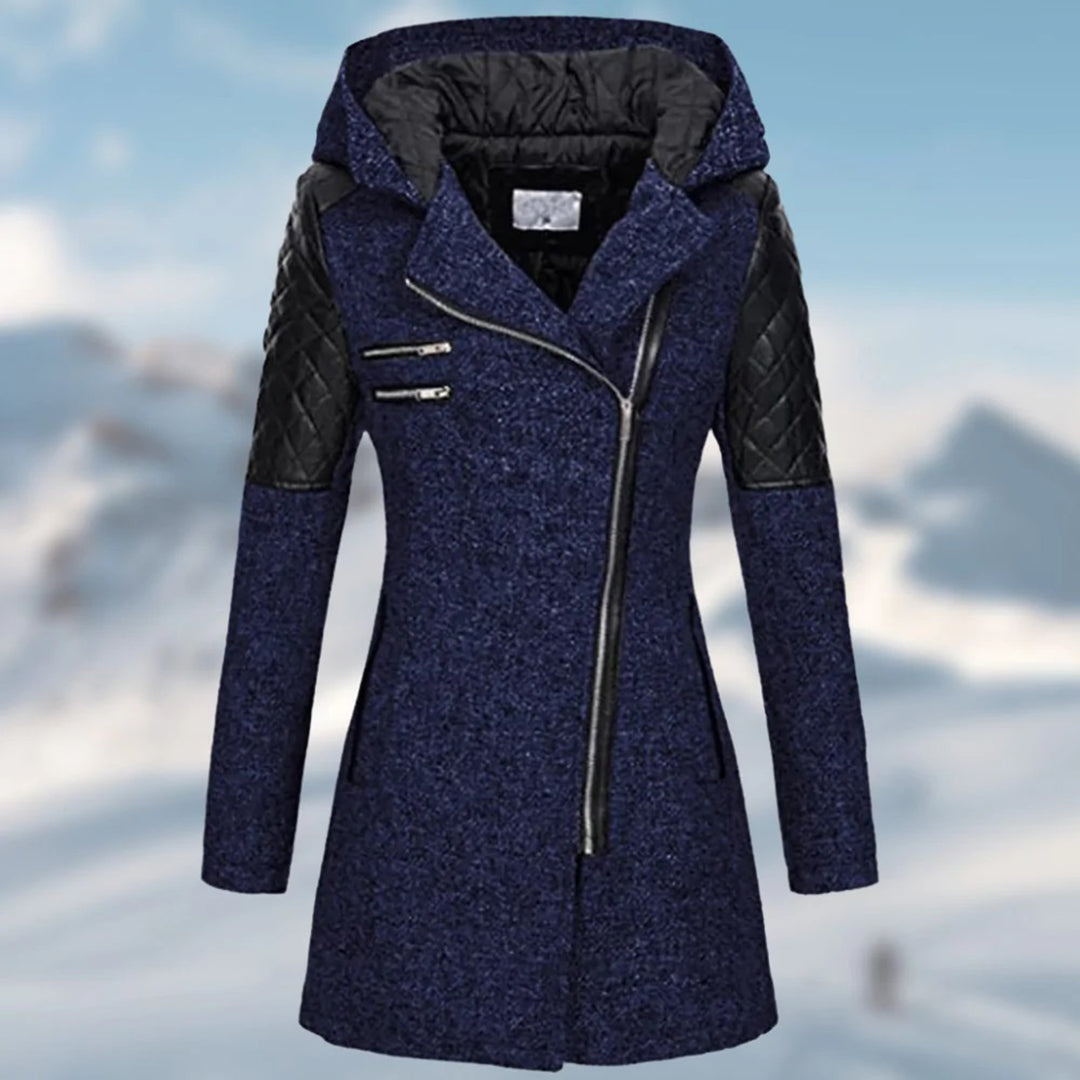 Everyday elegance: Women's quilted sleeve winter coat, perfect for staying warm and fashionable.