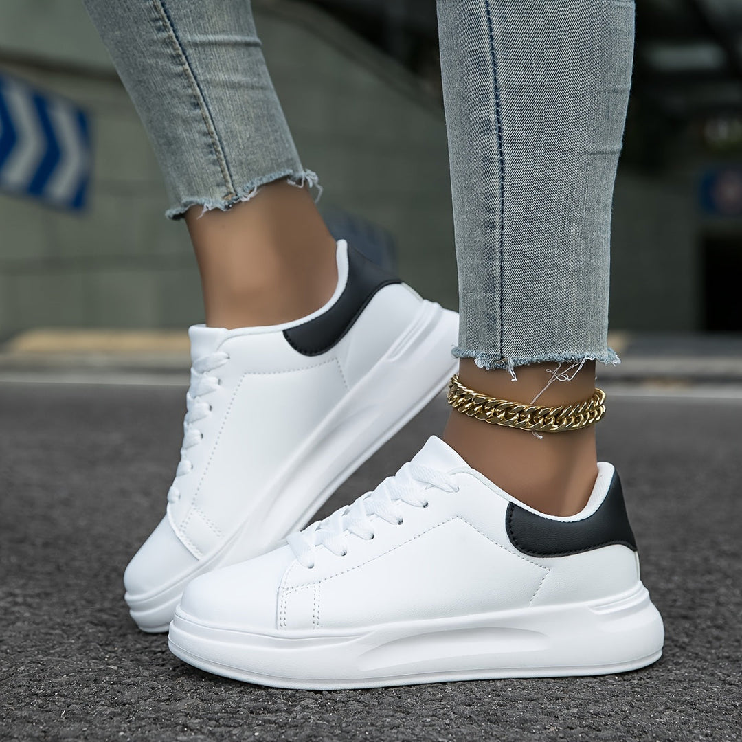 Cushioned women's orthopedic walking sneakers with arch support for comfortable, supportive everyday wear.