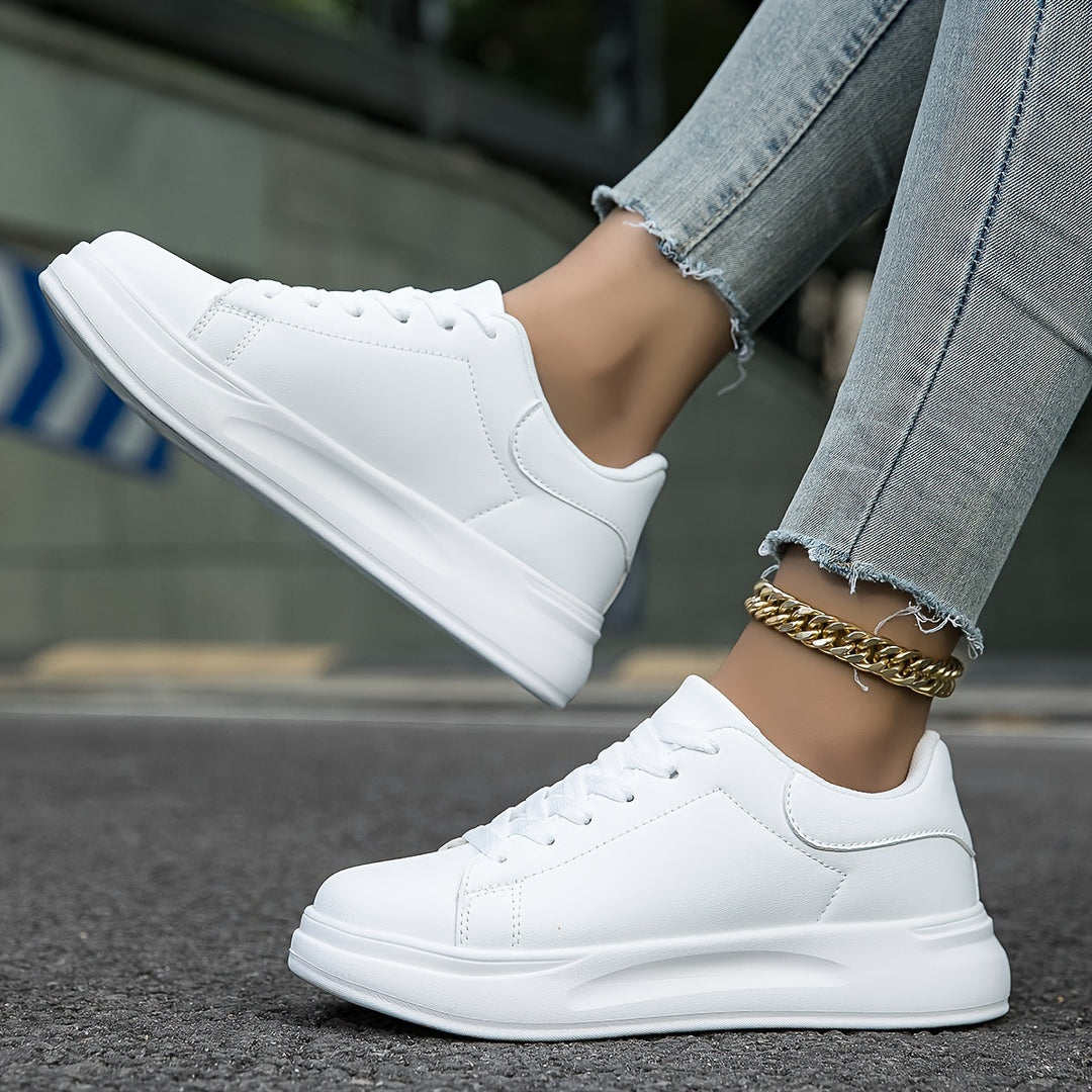 Stylish women's casual orthopedic walking sneakers with cushioned support, perfect for active lifestyles.