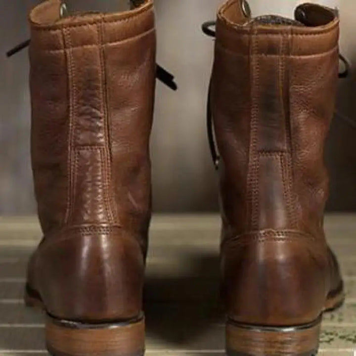 Stylish dark brown women's ankle boots, insulated for cozy winter warmth. Everyday comfortable fashion boots for cold weather.