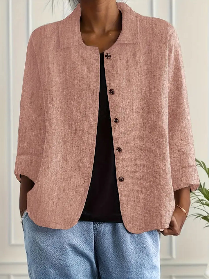 Lightweight women's flowy shirt cardigan, a versatile summer top for casual chic style.