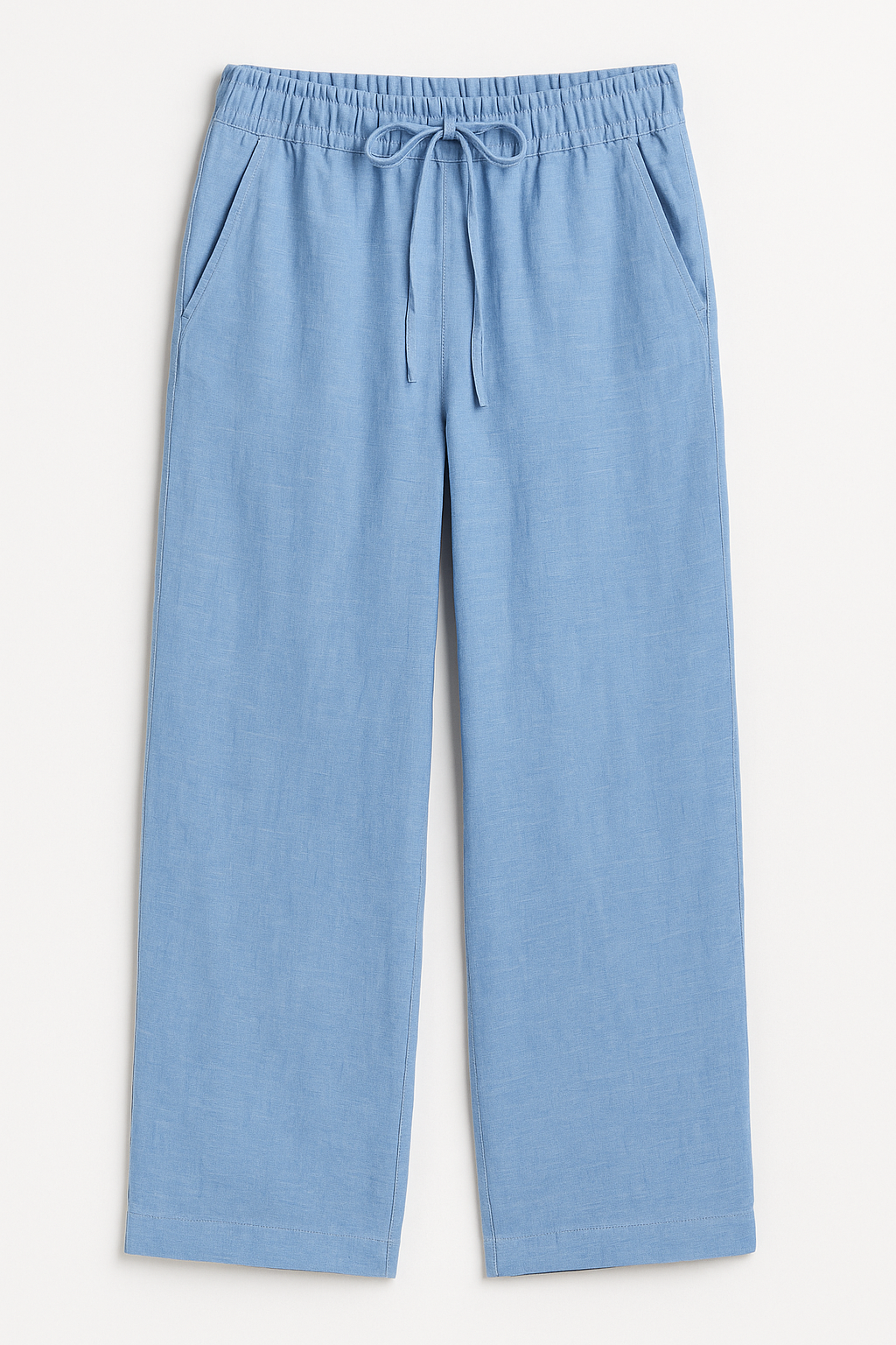Solid color women's relaxed fit trousers. Effortless summer pants for ultimate comfort and casual style.