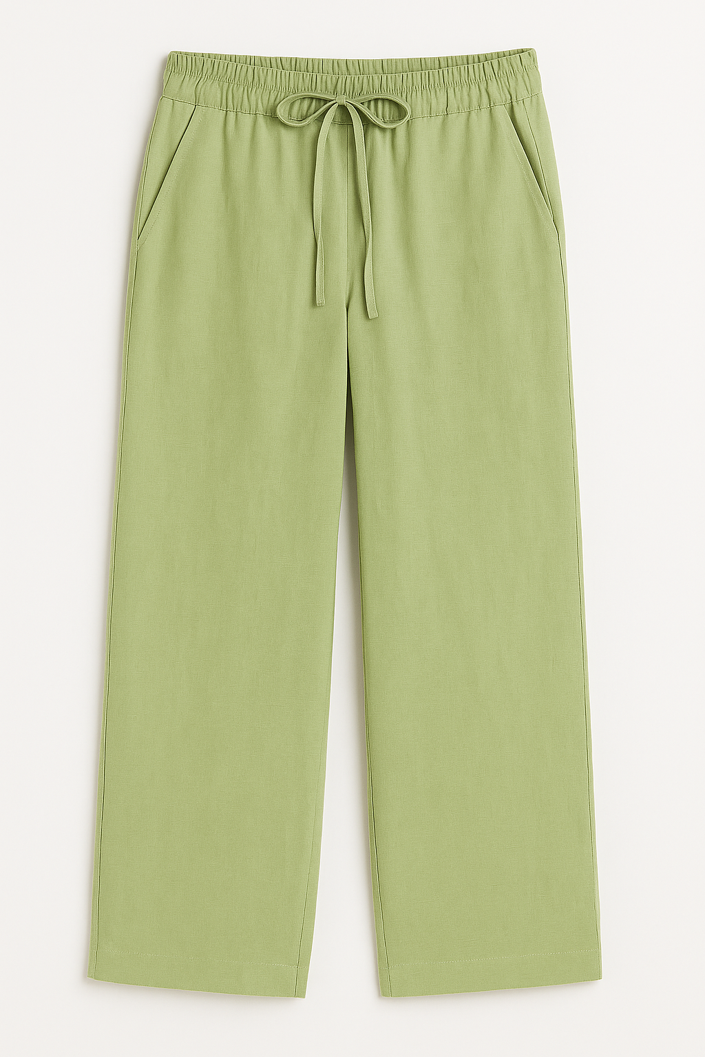 Women's effortless summer trousers, relaxed fit, ensuring all-day comfort. Lightweight versatile bottoms.