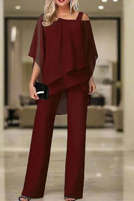 Close-up of the short-sleeve top from the women's two-piece set, ideal for summer fashion & comfortable wear.
