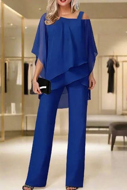 Women's two-piece set styled for summer, a chic and comfortable coordinated look for day to night & travel fashion.