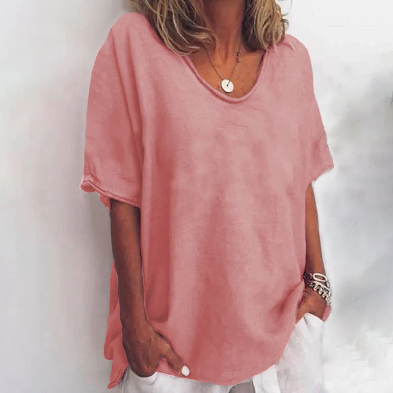 Women's Elara Comfort Blouse, a versatile top with a relaxed fit for daily wear & all-day comfort.