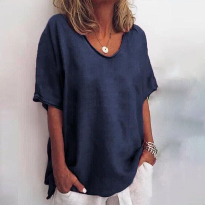 Graceful women's Elara blouse, designed for soft all-day comfort and elegant casual fashion.