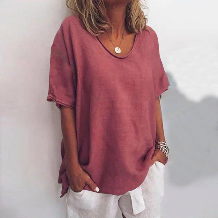 Elegant & versatile women's blouse, soft comfort top with a graceful style for any occasion.