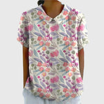 White Floral Print