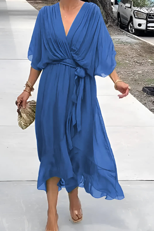 Elegant long maxi dress for women, perfect as a formal evening gown or a stylish party dress.