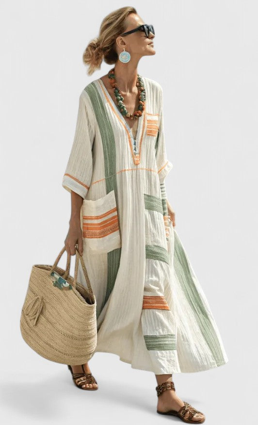 Women's elegant and comfortable long maxi dress, perfect for versatile everyday fashion.