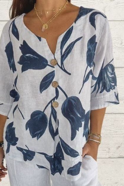 Women's elegant long sleeve blouse, perfect for office or casual wear, offering a polished & comfortable style.