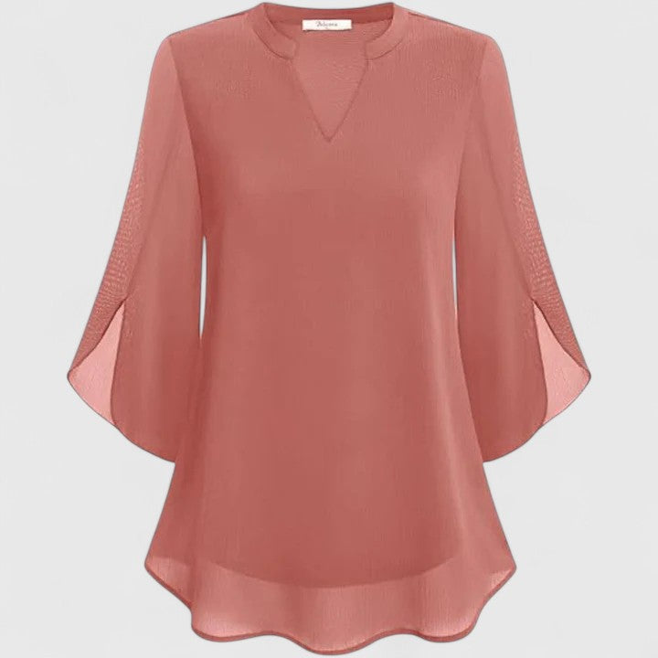 Chic women's dressy blouse, ideal for evening wear, adding an elegant touch to any outfit.