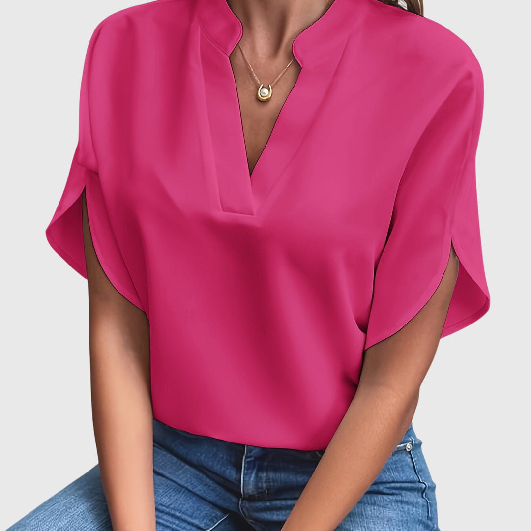 Women's fashionable long-sleeve blouse, a versatile piece for elegant work or casual wear.