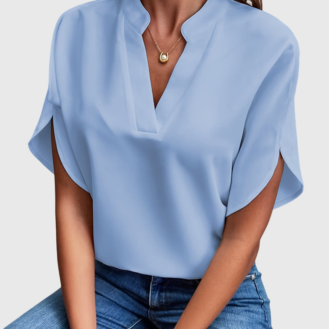 Timeless style women's blouse, a sophisticated addition to your work wear wardrobe.