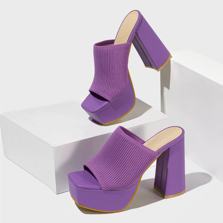 Comfortable women's platform sandals, great for all-day wear with an elevated sole.