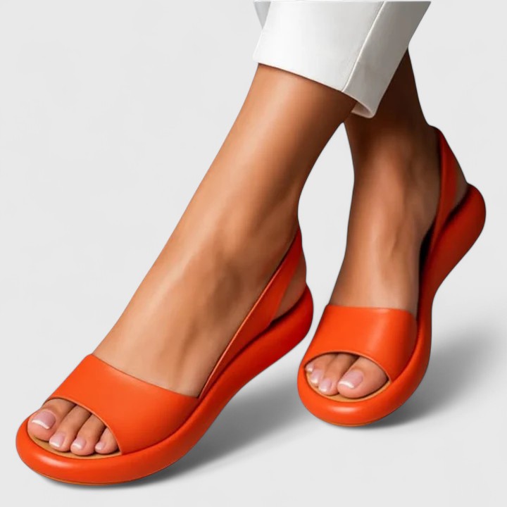 Stylish Emrynn women's slip-on sandals with cushioned footbed for superior comfort.