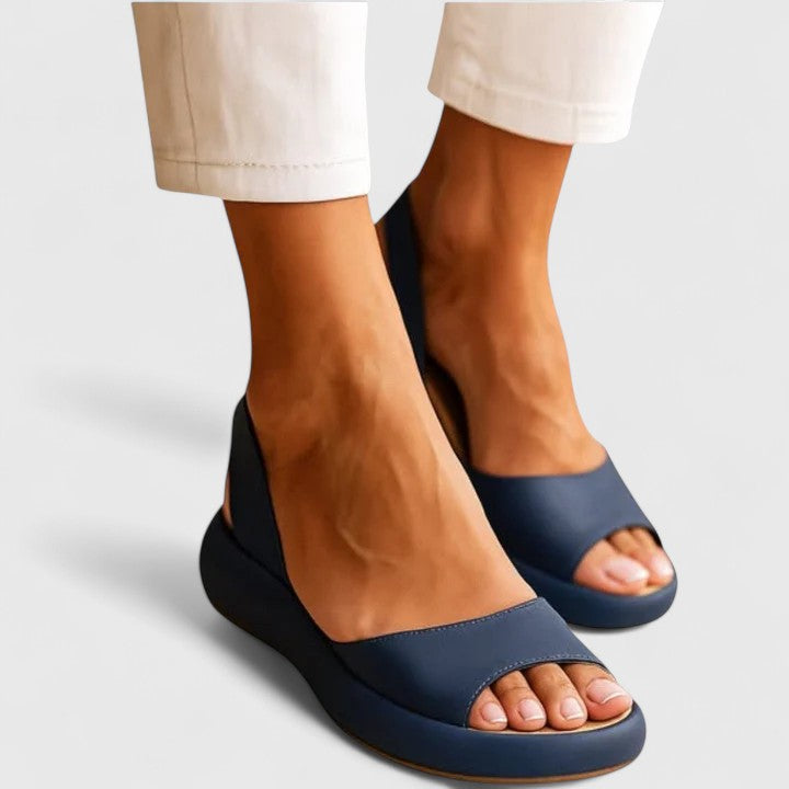 Elegant Emrynn orthopedic sandals, women's casual summer footwear with arch support.