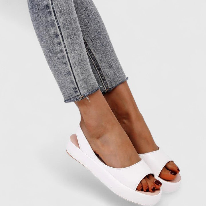 Comfort-focused Emrynn orthopedic slip-on sandals for women, ideal for all-day casual wear.