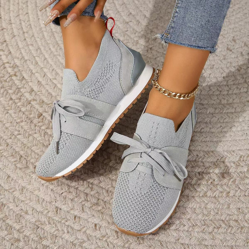 Supportive women's orthopedic sneakers, designed for foot pain relief and active lifestyle comfort.