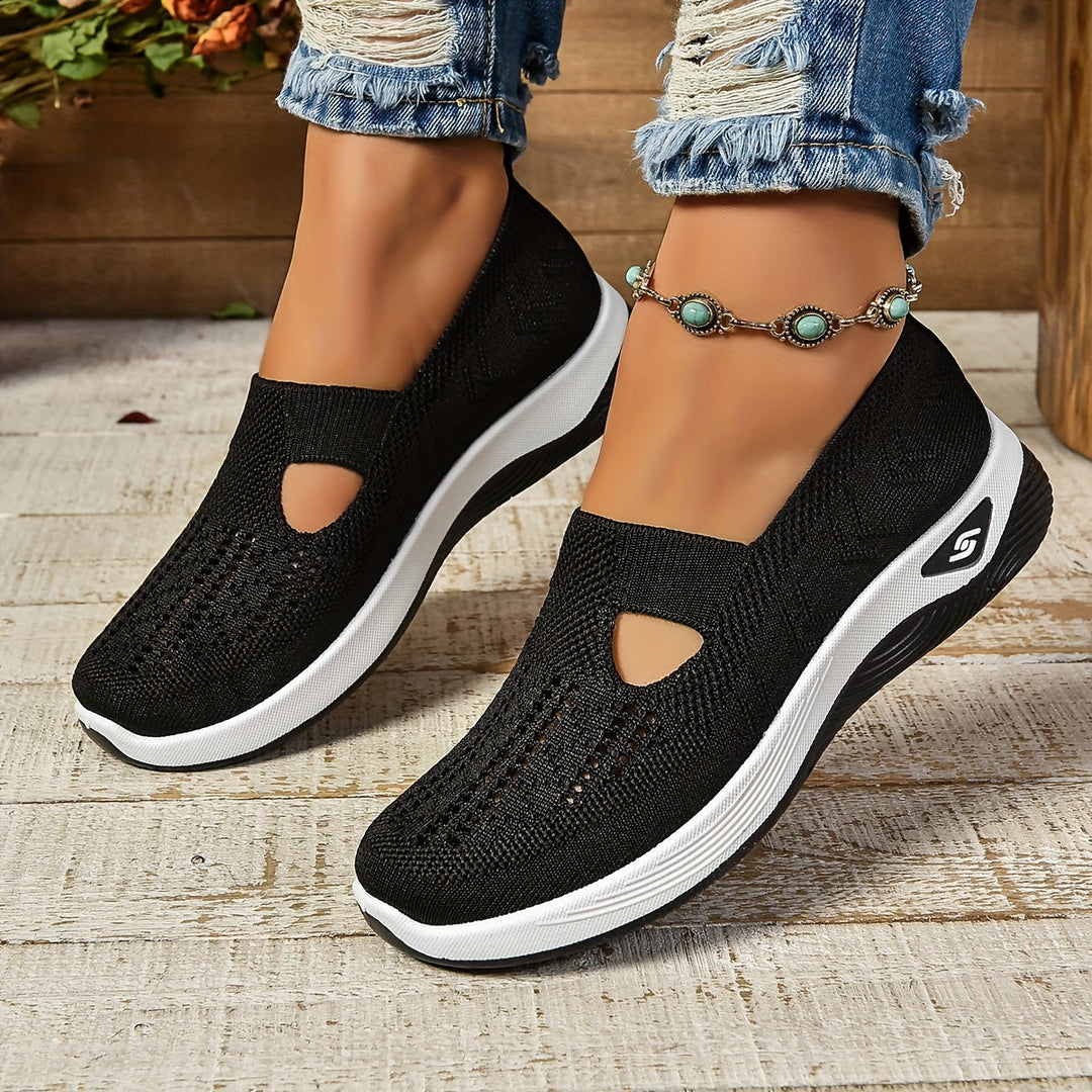 Women's ergonomic slip-on sneakers for daily wear, offering superior comfort and lightweight feel.