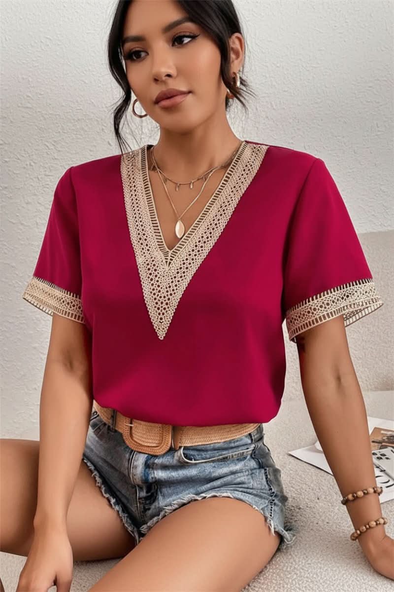 Women's classic fit t-shirt, comfortable short sleeve basic top for everyday wear & casual style.