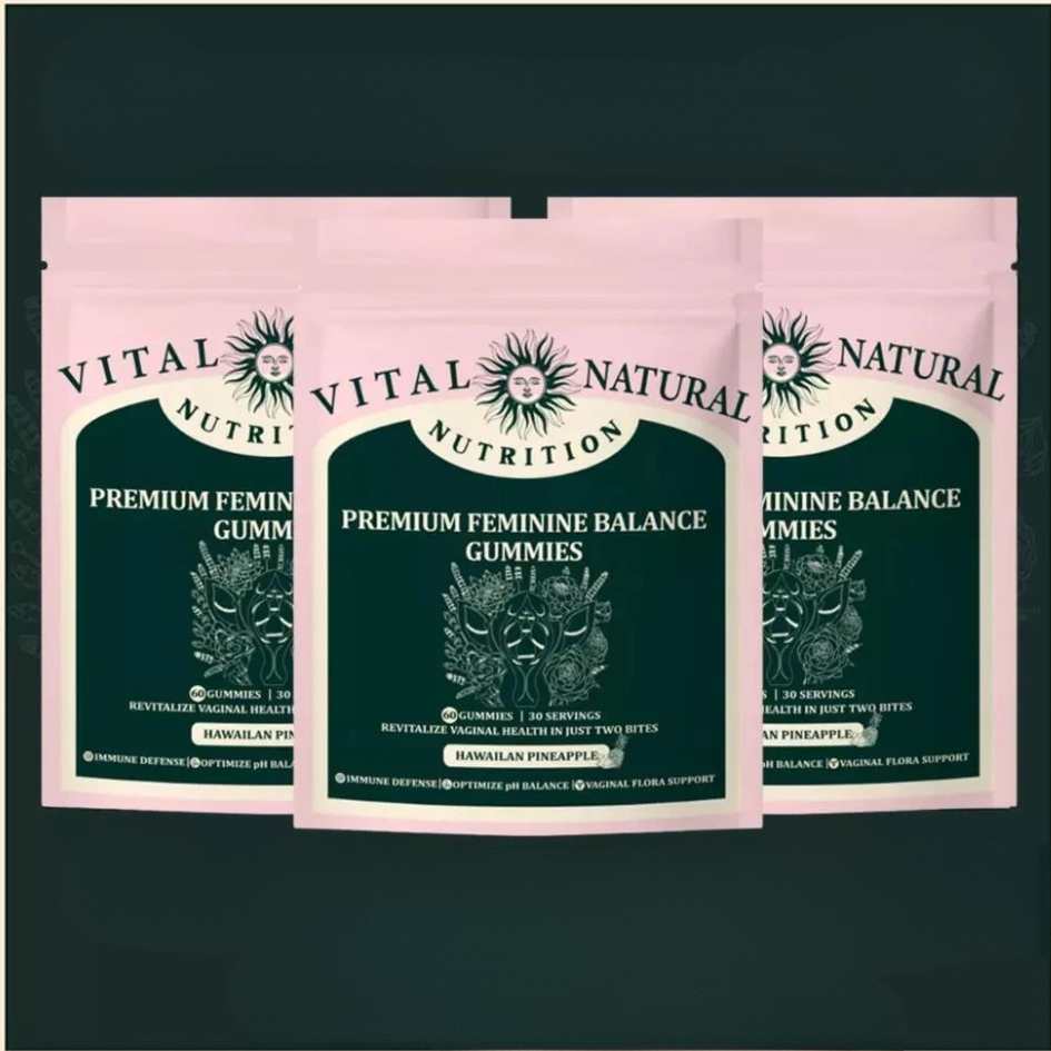Natural FemVera gummies for pH balance, boosting vaginal health, feminine freshness & overall women's wellness.