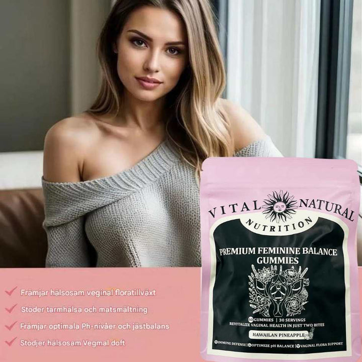 FemVera pH Balance Gummies: Daily women's health supplement for feminine freshness, vaginal wellness & immune support.