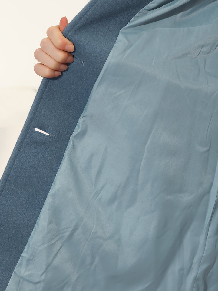 Versatile women's fitted trench coat, a classic choice for elegant outerwear & office fashion.