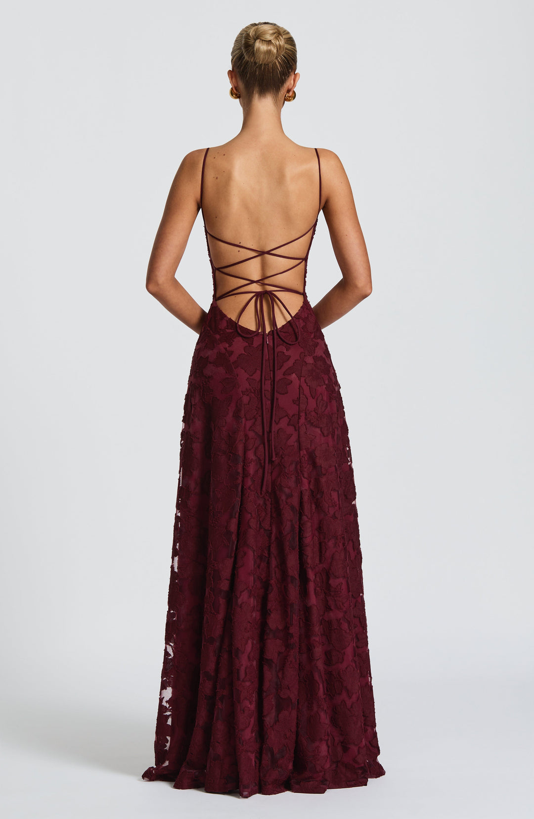 Women's summer floral maxi dress, sleeveless, with a chic draped neckline.