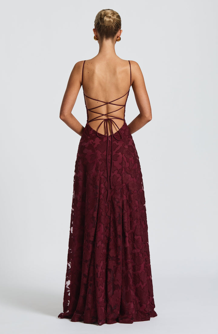 Women's summer floral maxi dress, sleeveless, with a chic draped neckline.