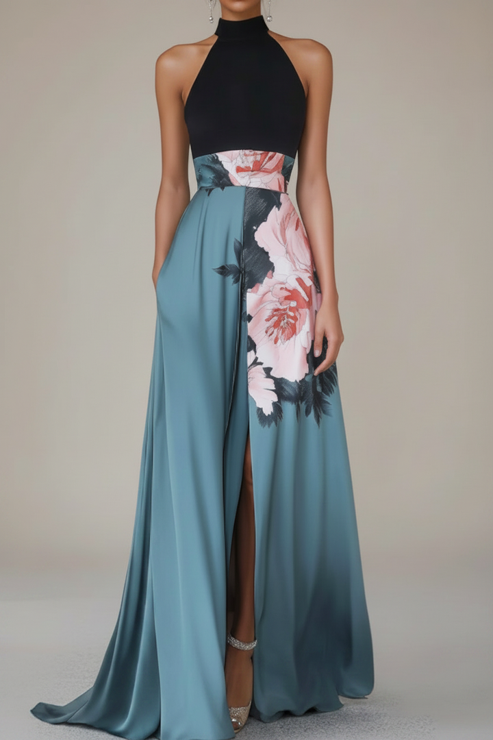 Casual & chic women's sleeveless floral maxi dress, versatile for vacation, beach, parties, or everyday summer wear.