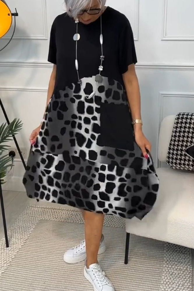Green Floral Waist-Defined Midi Dress for women, chic & comfortable casual or elegant summer wear.