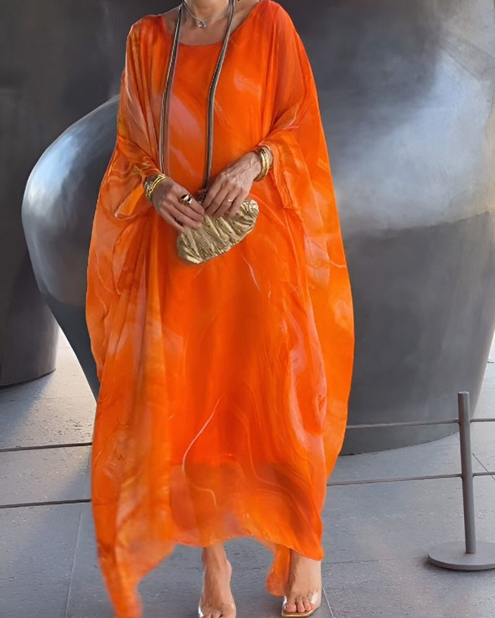 Everyday women's midi dress: flowy fabric, tummy control, and a flattering cut for stylish, comfortable wear.