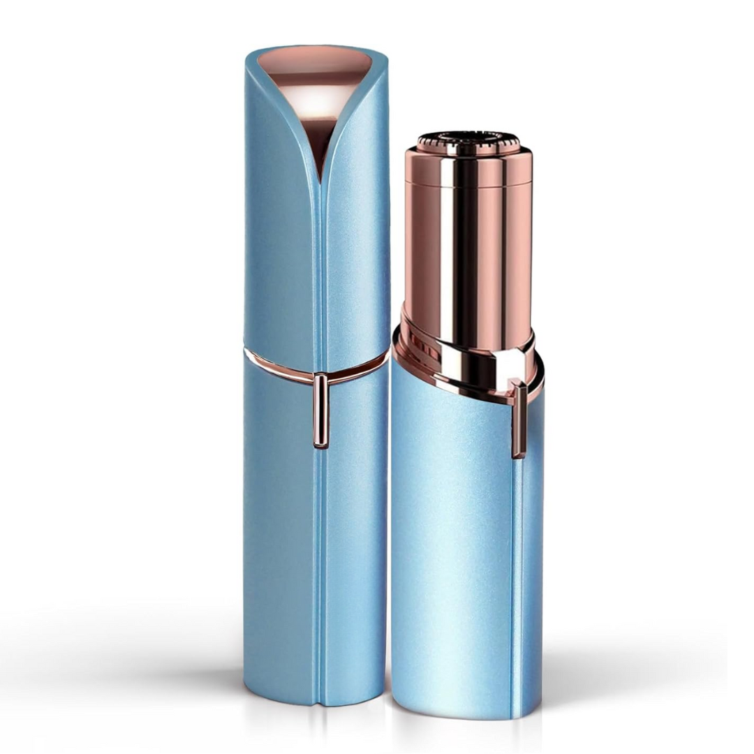 Dermaplaning tool for women. Smooth facial skin, gentle electric hair removal.
