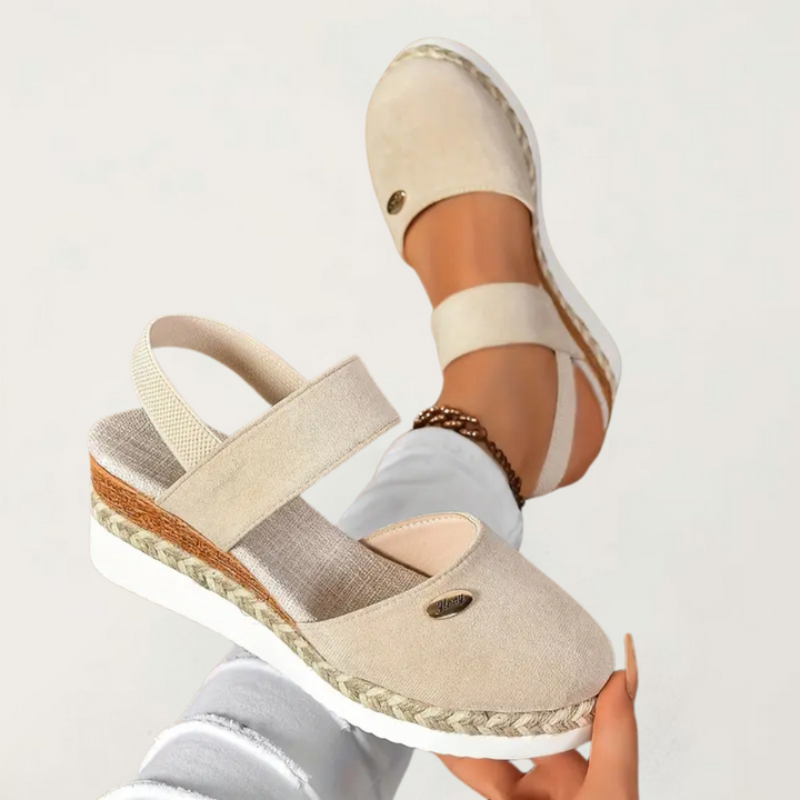 Women's Harriet orthopedic cushioned walking sandals with arch support for summer comfort and pain relief.