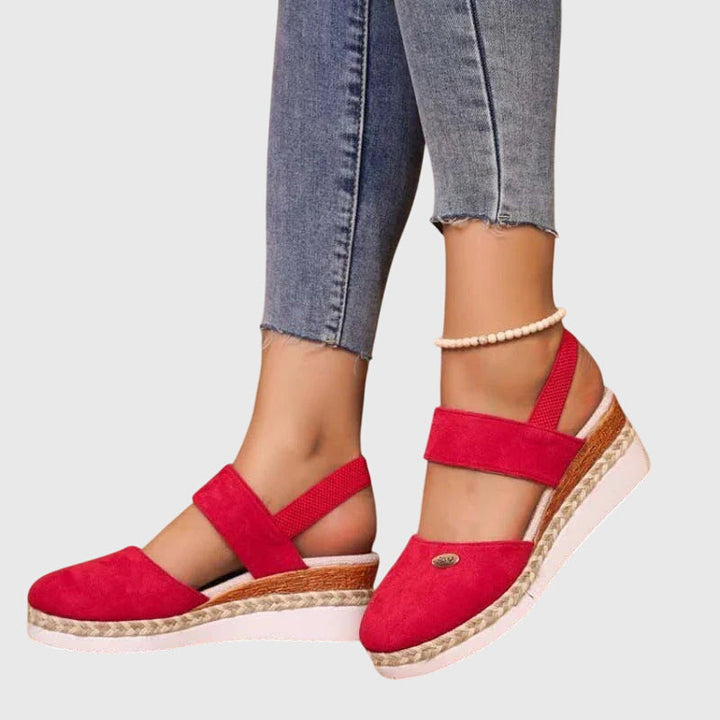 Ergonomic Harriet women's orthopedic walking sandals with cushioned arch support for ultimate comfort.