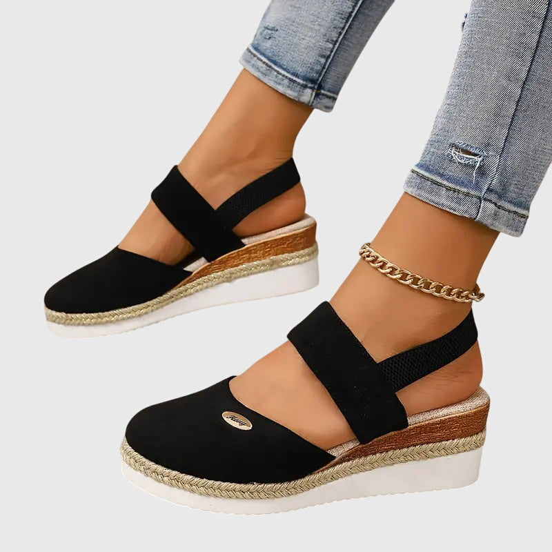 Comfortable Harriet women's walking sandals with orthopedic cushioning, arch support & ergonomic design.