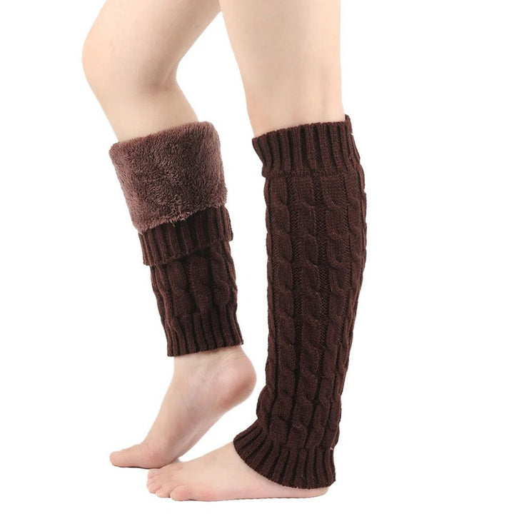 Comfort wear heating leg warmers for women, providing thermal warmth for cold legs & arthritis support.
