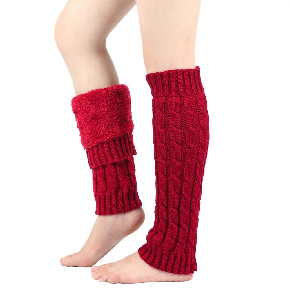 Women's heating leg warmers for daily mobility & elderly care, supporting arthritis & circulation.
