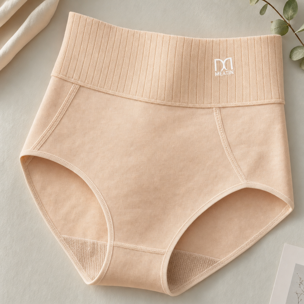 Seamless high-waist shaping underwear for women, providing invisible tummy control & all-day comfort.
