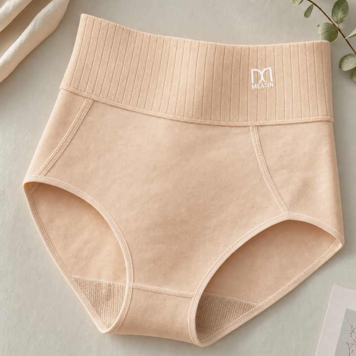 Seamless high-waist shaping underwear for women, providing invisible tummy control & all-day comfort.